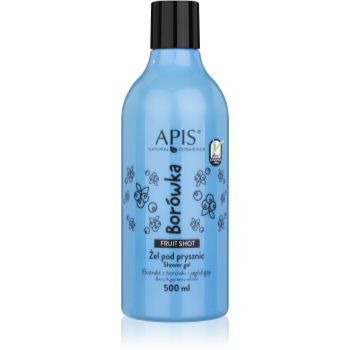 Apis Natural Cosmetics Fruit Shot Blueberry gel de duș - imagine 2